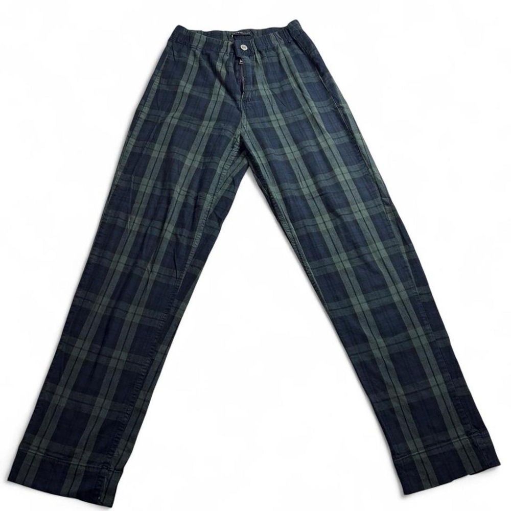 Brandy Melville blue and green plaid pants